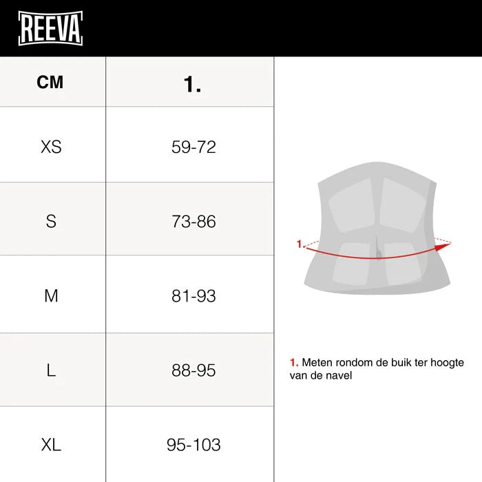 Reeva Halterriem - Leren Lifting Belt - 10 mm