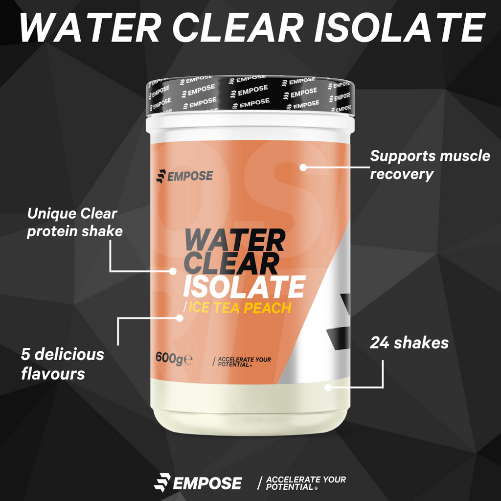 Empose Nutrition Water Clear Isolate - Proteine Ranja - Eiwit Poeder - 600 gr - Ice Tea Perzik