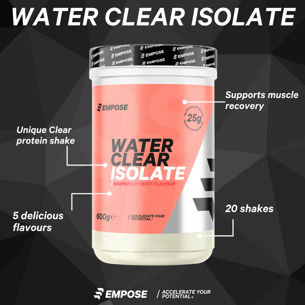 Empose Nutrition Water Clear Isolate - Proteine Ranja - Eiwit Poeder - 600 gr - Framboos / Munt