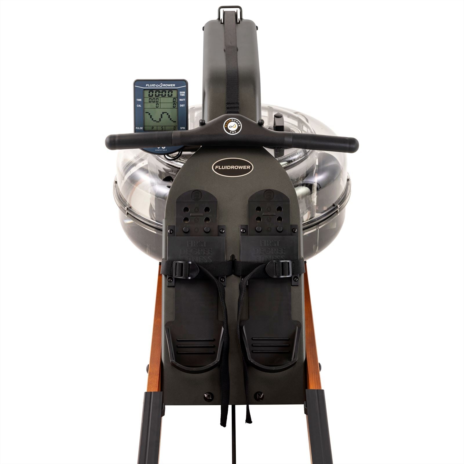 Fluid Rower Apollo Pro V Roeitrainer - Donker Eiken