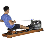Fluid Rower Apollo Pro V Roeitrainer - Donker Eiken
