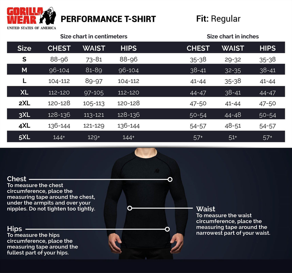 Gorilla Wear Performance T-Shirt - Legergroen