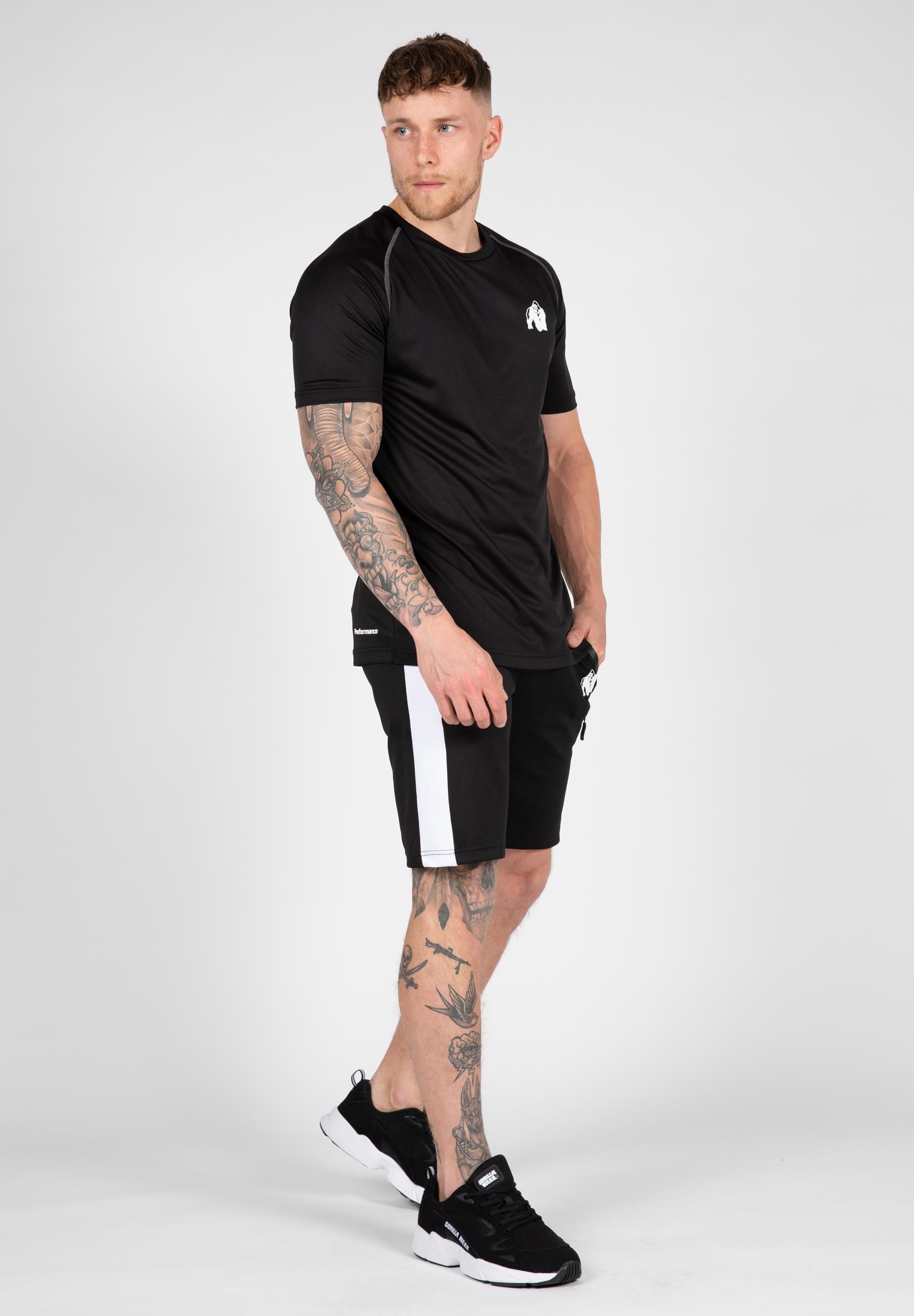 Gorilla Wear Performance T-Shirt - Zwart