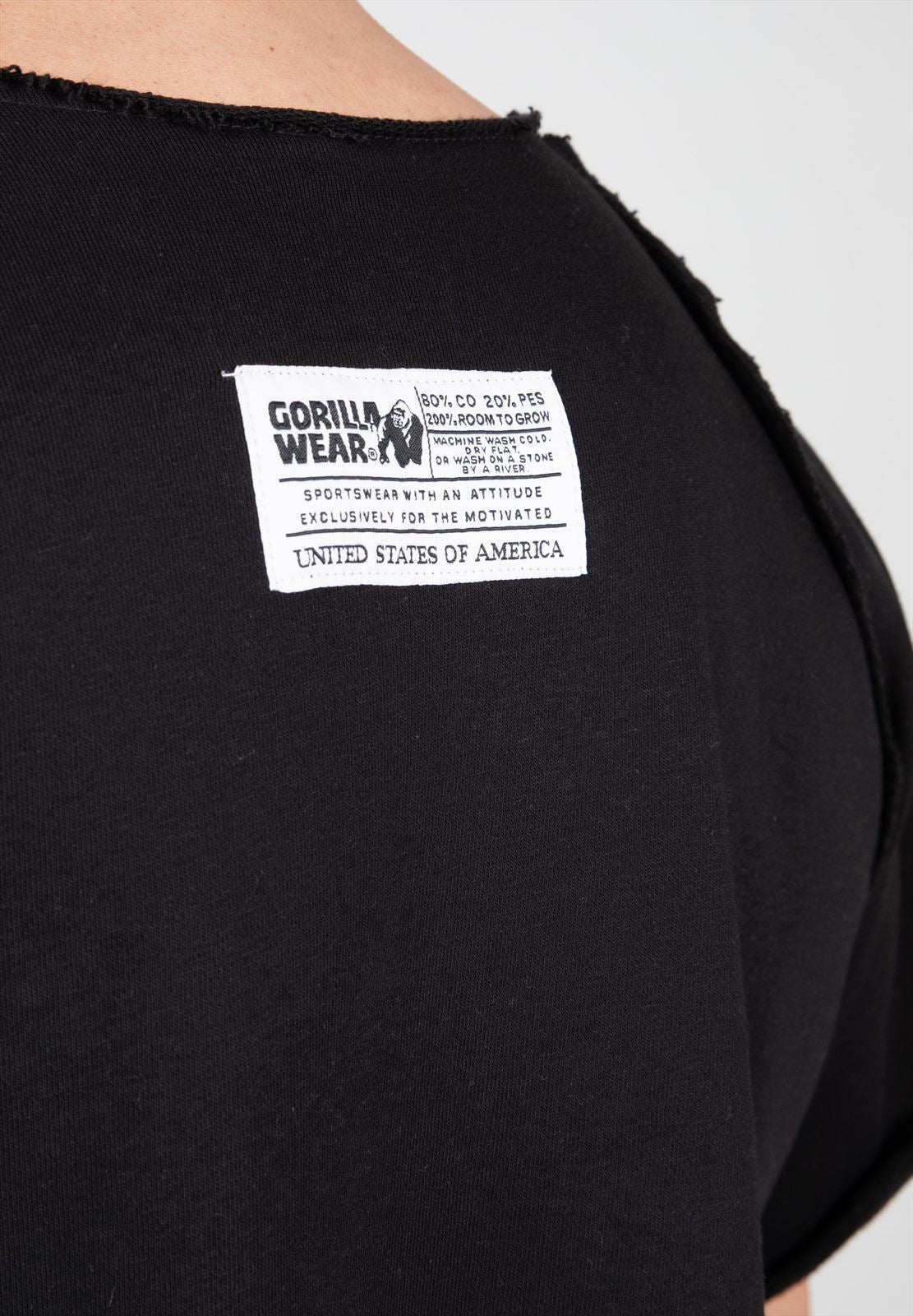 Gorilla Wear Classic Work Out Top - Zwart