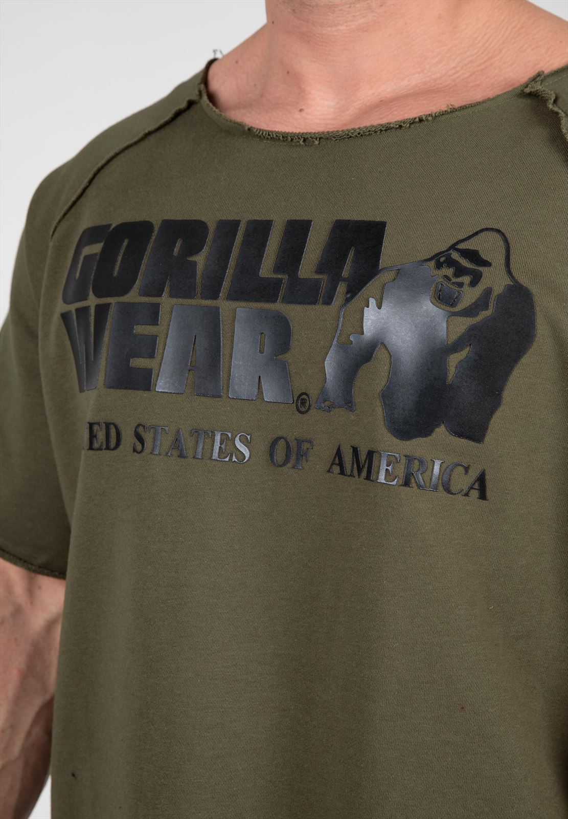 Gorilla Wear Classic Work Out Top - Legergroen
