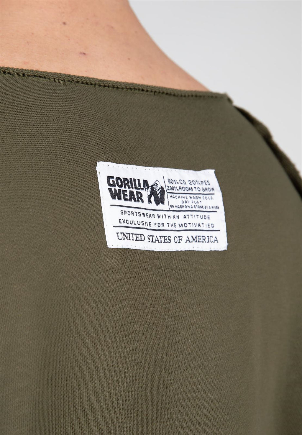 Gorilla Wear Classic Work Out Top - Legergroen
