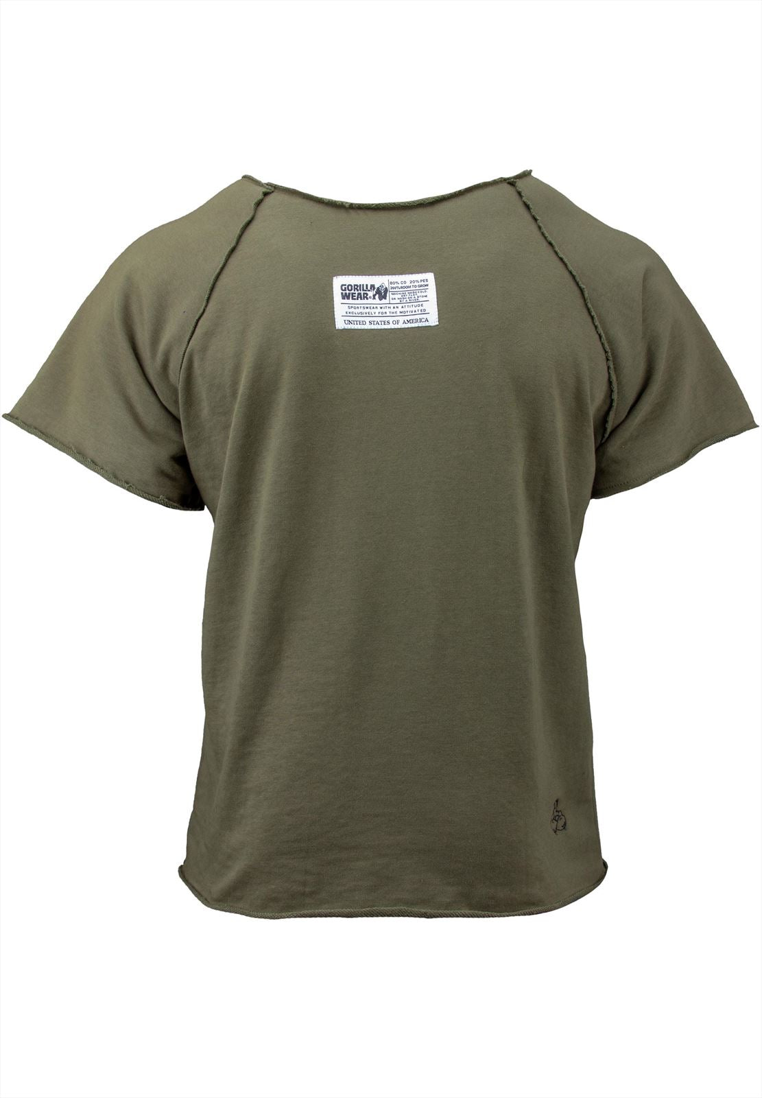 Gorilla Wear Classic Work Out Top - Legergroen