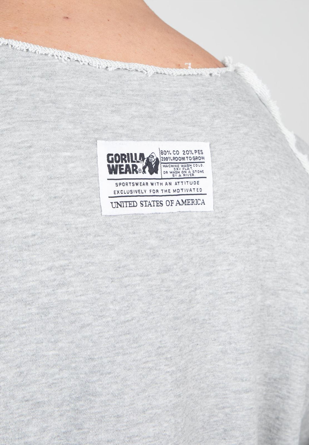 Gorilla Wear Classic Work Out Top - Grijs