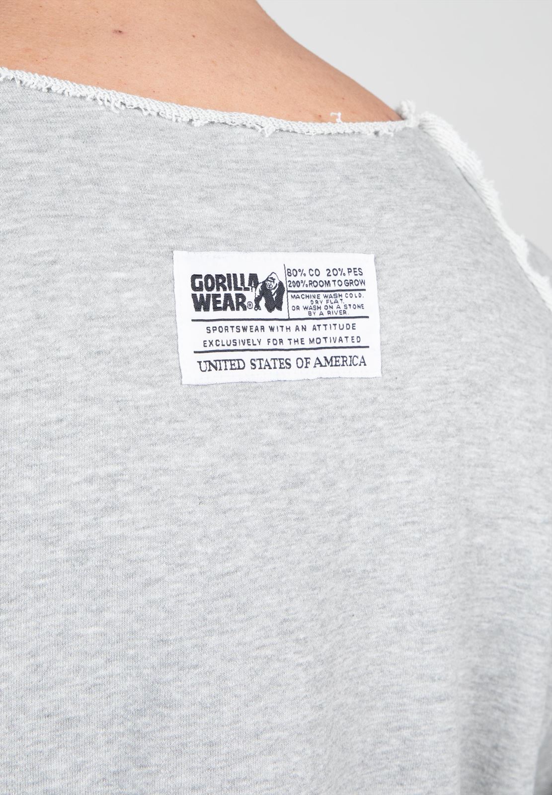 Gorilla Wear Classic Work Out Top - Grijs