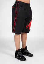 Gorilla Wear Buffalo Old School Workout Shorts - Zwart/Rood