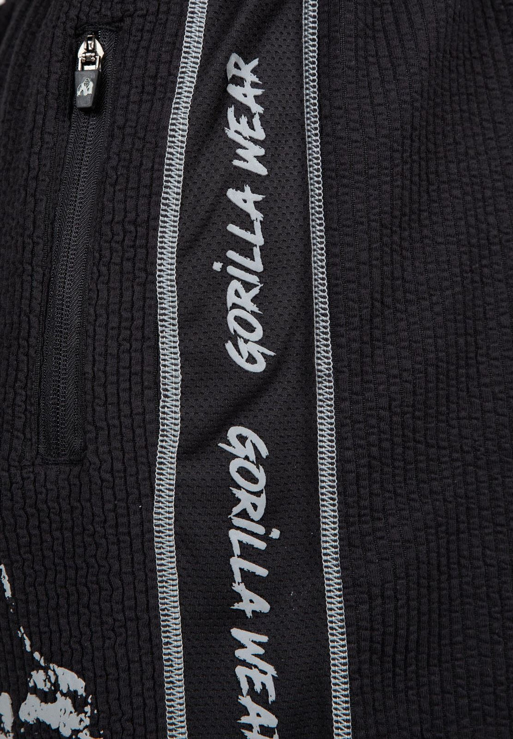Gorilla Wear Buffalo Old School Workout Shorts - Zwart/Grijs