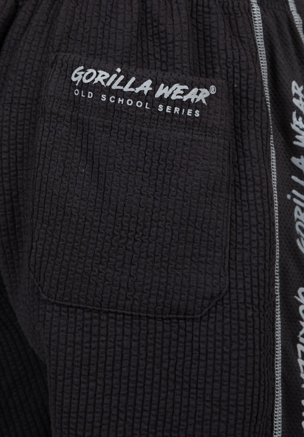 Gorilla Wear Buffalo Old School Workout Shorts - Zwart/Grijs