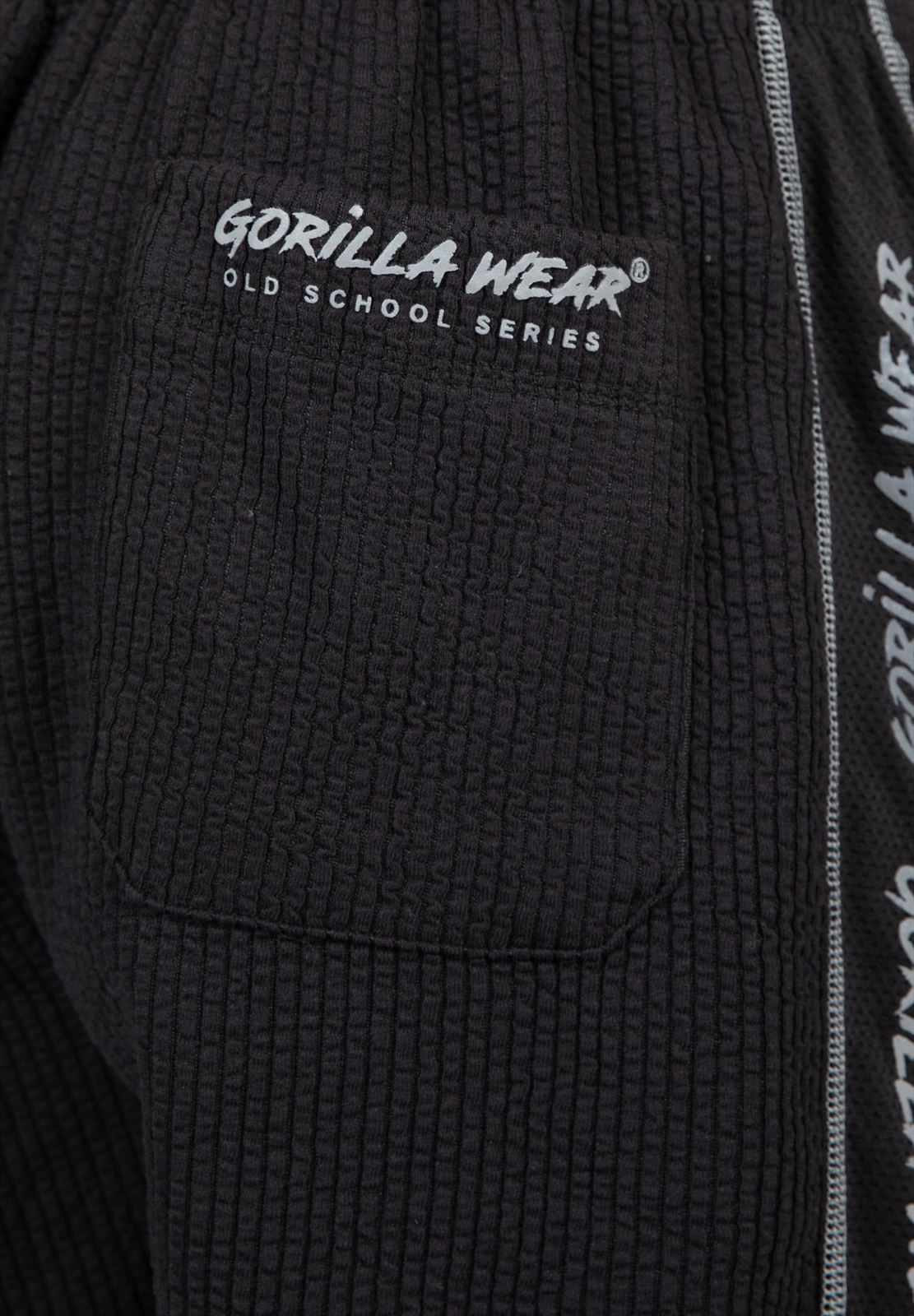 Gorilla Wear Buffalo Old School Workout Shorts - Zwart/Grijs