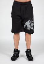 Gorilla Wear Buffalo Old School Workout Shorts - Zwart/Grijs