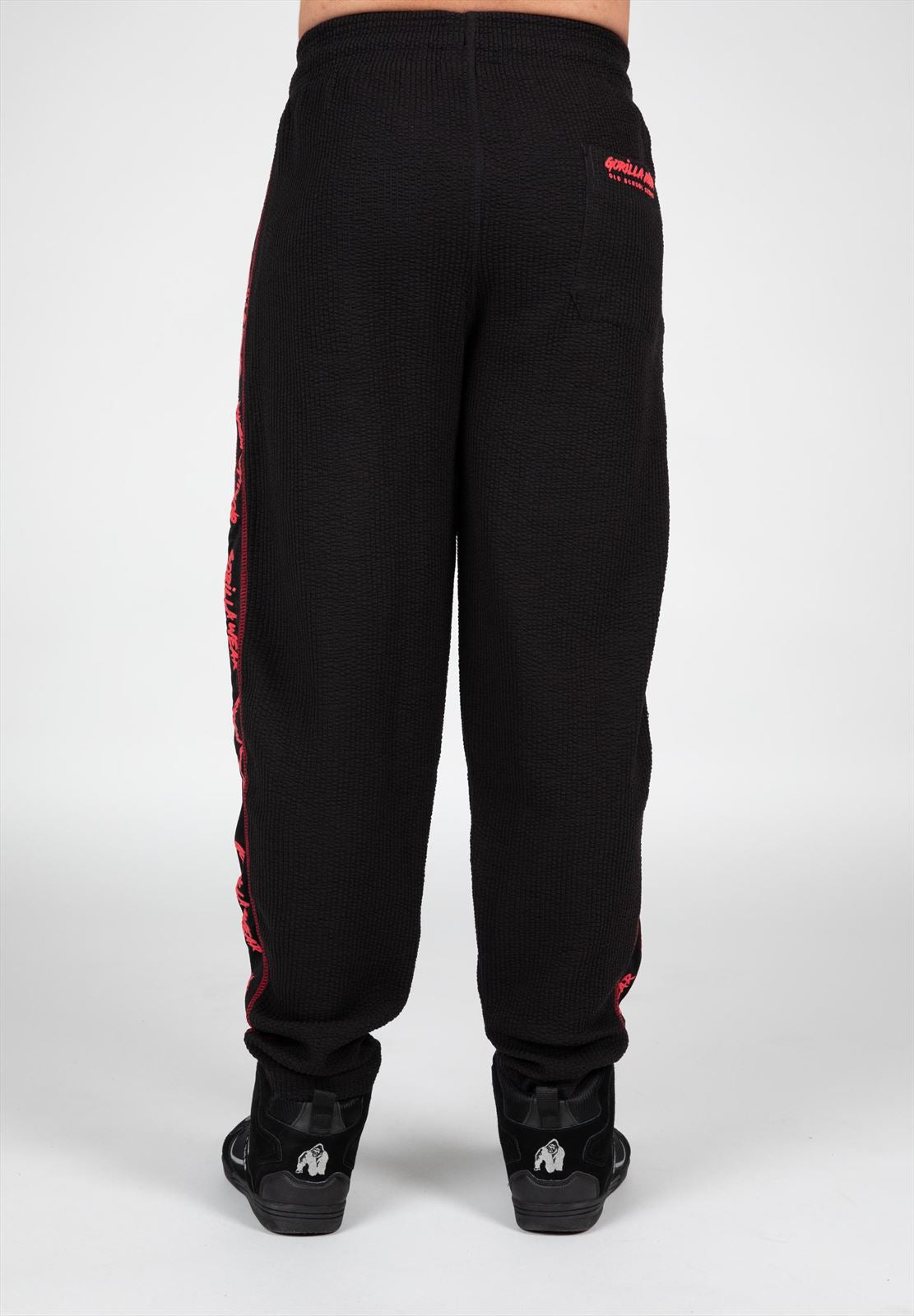 Gorilla Wear Buffalo Old School Trainingsbroek - Zwart/Rood