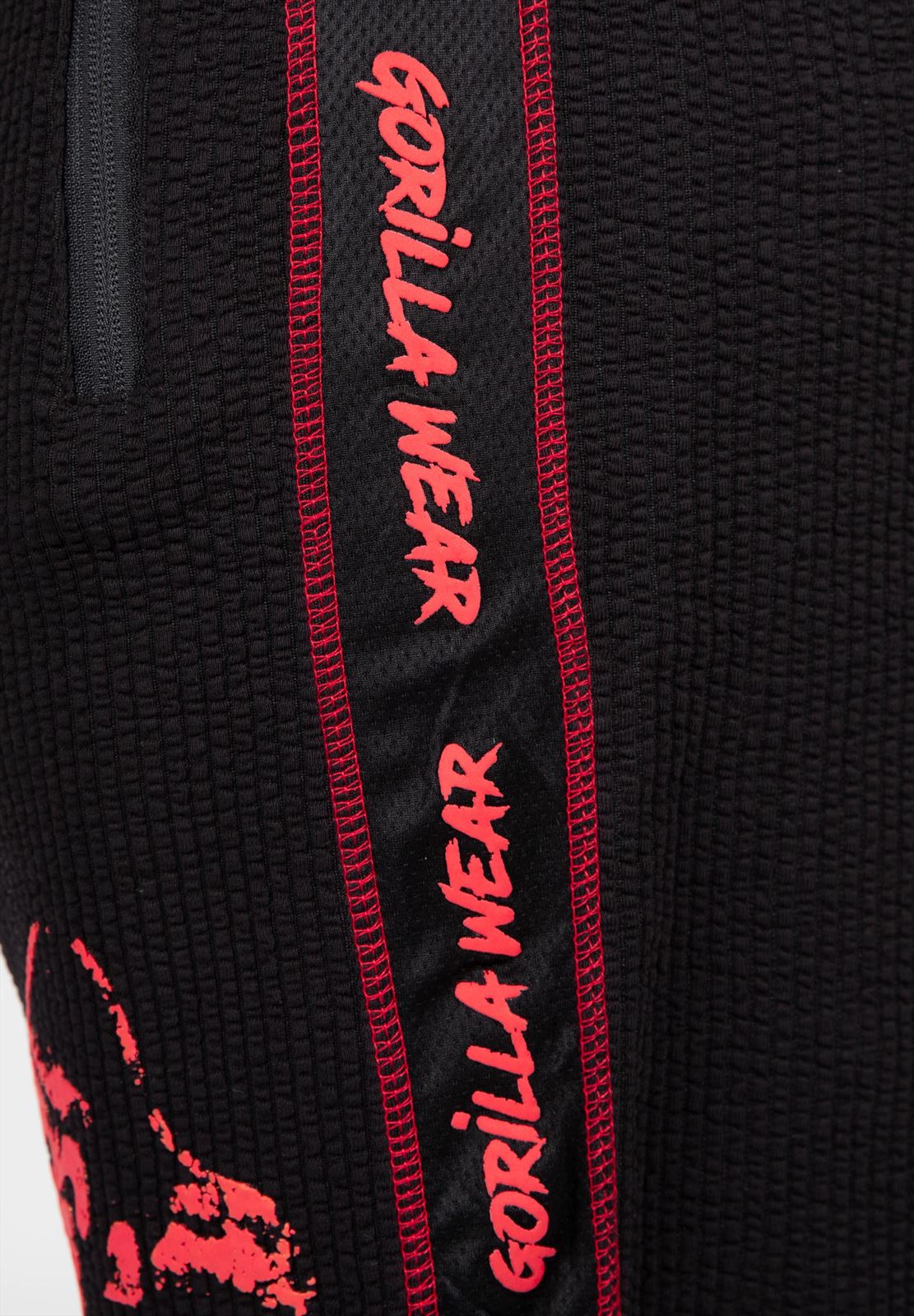 Gorilla Wear Buffalo Old School Trainingsbroek - Zwart/Rood