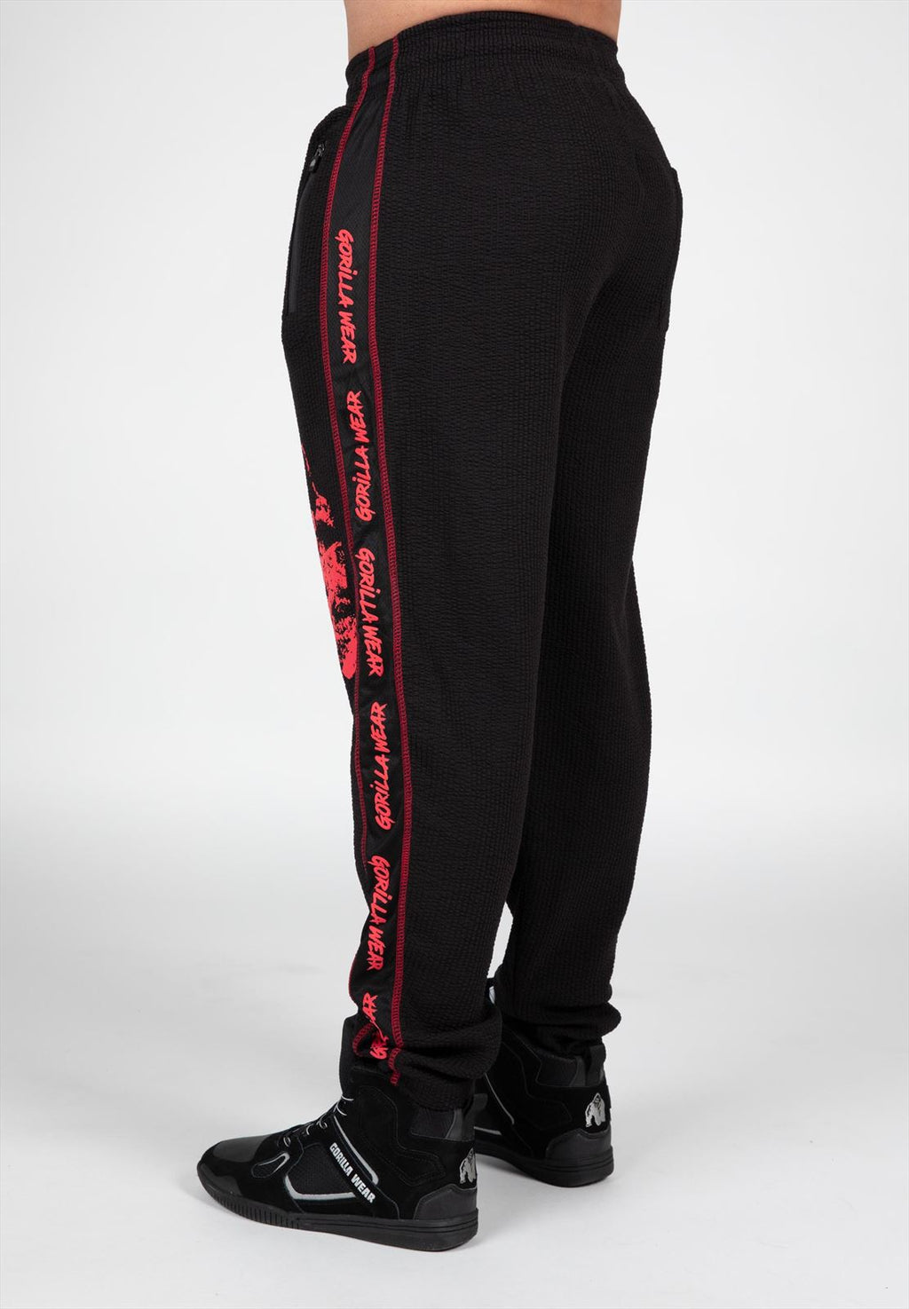 Gorilla Wear Buffalo Old School Trainingsbroek - Zwart/Rood