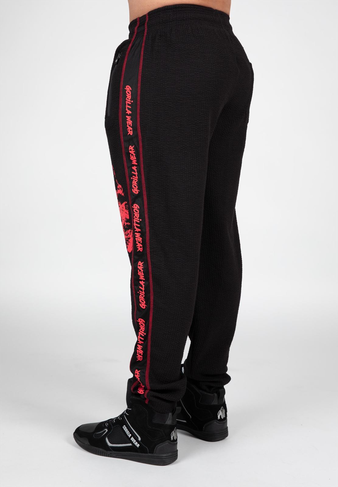 Gorilla Wear Buffalo Old School Trainingsbroek - Zwart/Rood