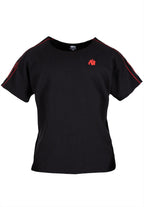 Gorilla Wear Buffalo Old School Workout T-Shirt - Zwart/Rood
