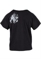 Gorilla Wear Buffalo Old School Workout T-Shirt - Zwart/Grijs