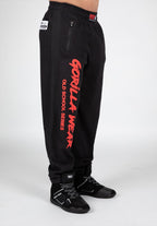 Gorilla Wear Augustine Old School Trainingsbroek - Zwart/Rood