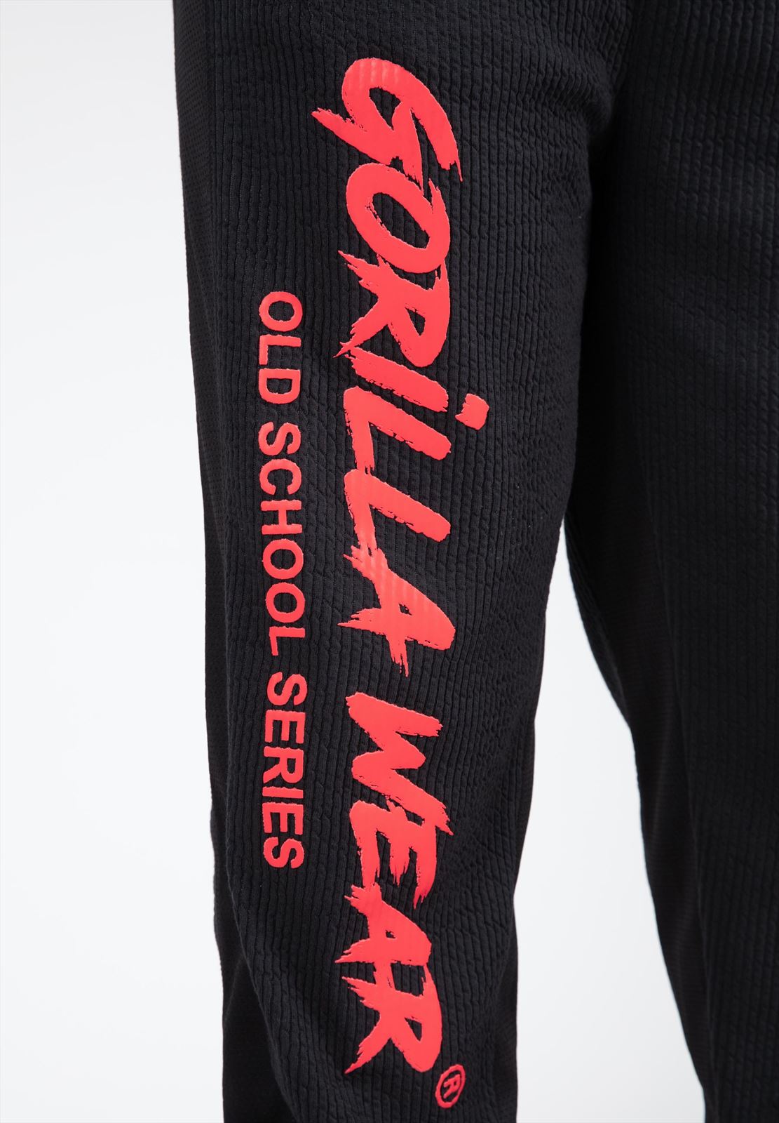 Gorilla Wear Augustine Old School Trainingsbroek - Zwart/Rood