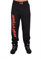 Gorilla Wear Augustine Old School Trainingsbroek - Zwart/Rood