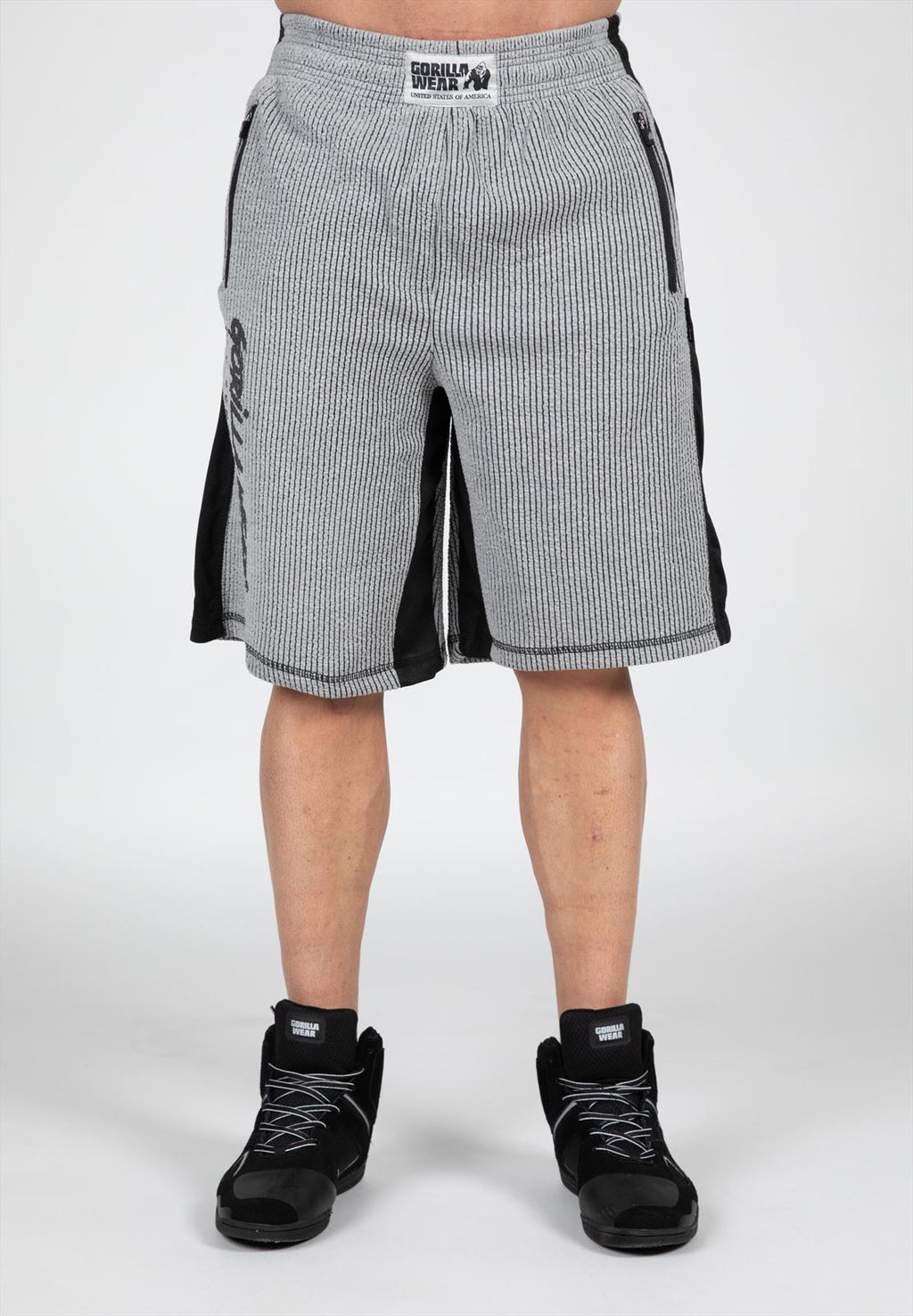 Gorilla Wear Augustine Old School Shorts - Grijs