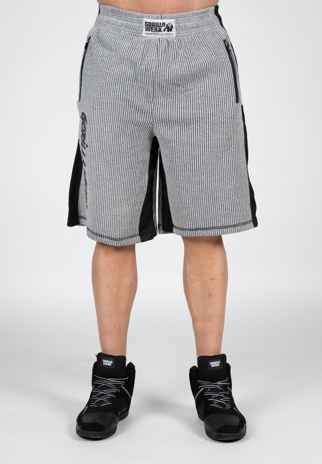 Gorilla Wear Augustine Old School Shorts - Grijs