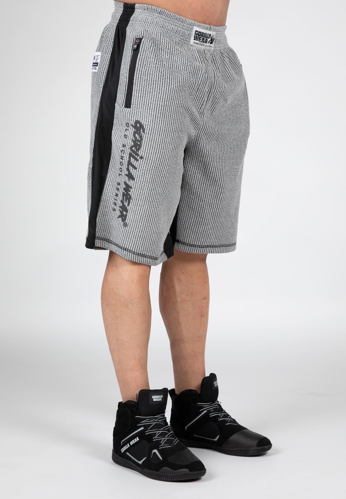Gorilla Wear Augustine Old School Shorts - Grijs