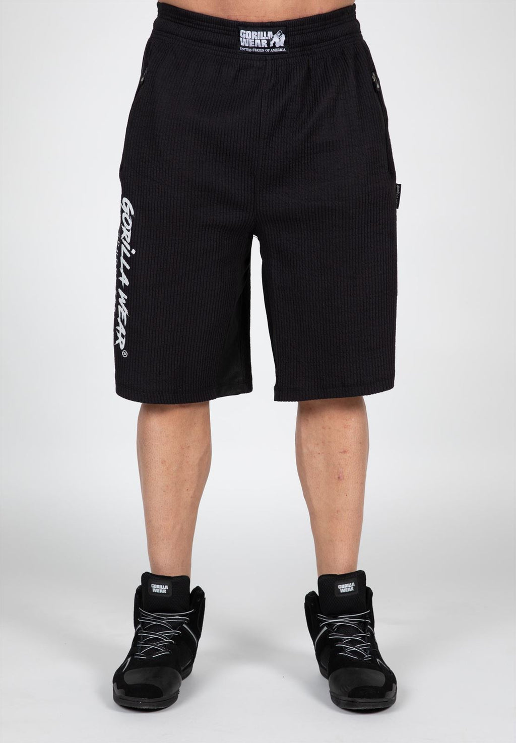 Gorilla Wear Augustine Old School Shorts - Zwart