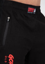 Gorilla Wear Augustine Old School Shorts - Zwart/Rood