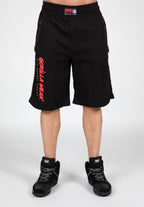 Gorilla Wear Augustine Old School Shorts - Zwart/Rood