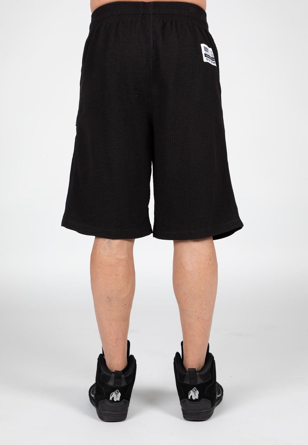 Gorilla Wear Augustine Old School Shorts - Zwart/Rood