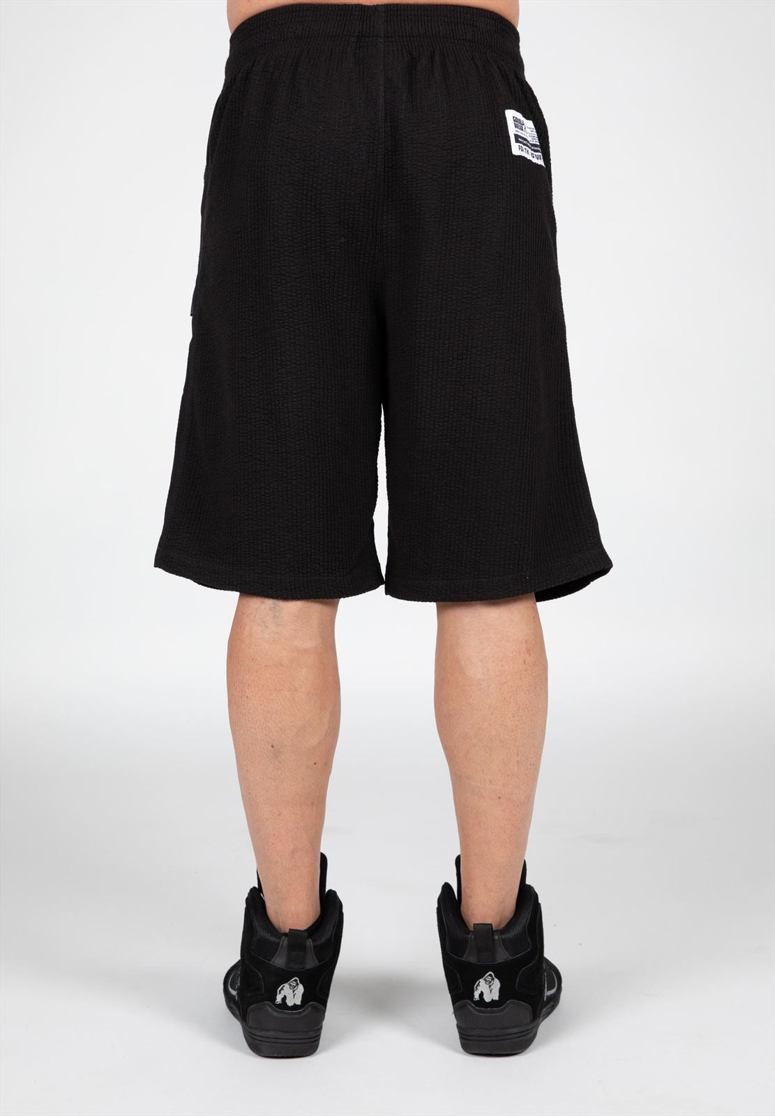 Gorilla Wear Augustine Old School Shorts - Zwart/Rood