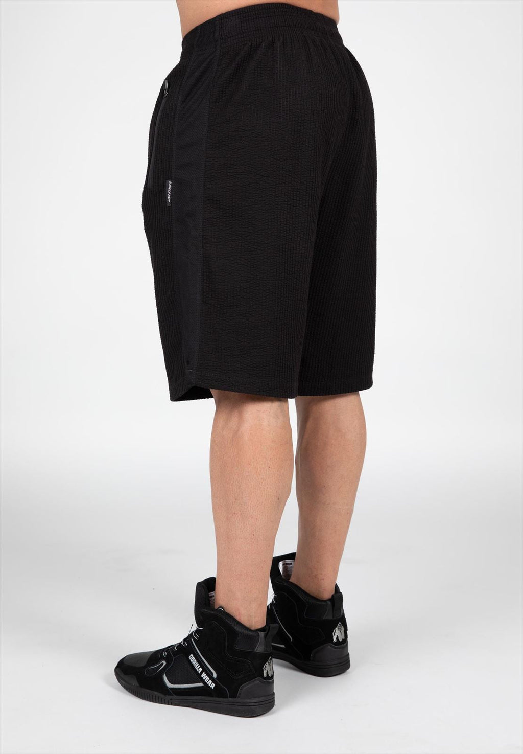 Gorilla Wear Augustine Old School Shorts - Zwart/Rood