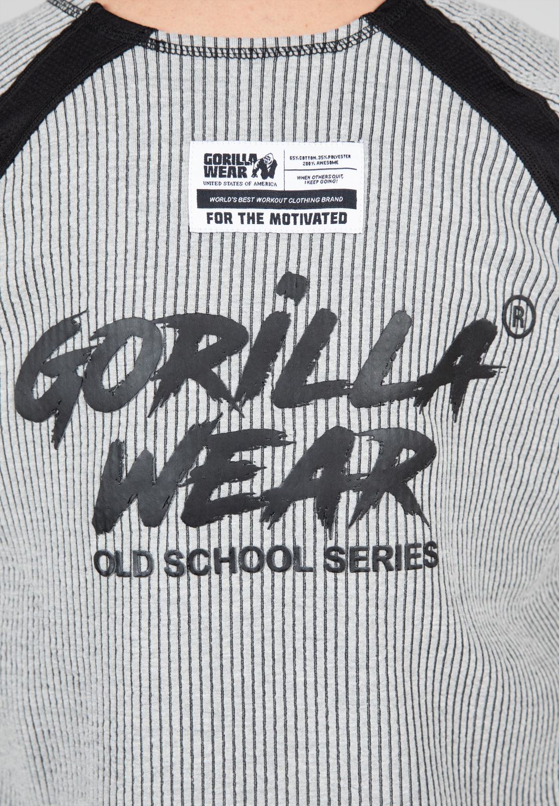 Gorilla Wear Augustine Old School Work Out Top - Grijs