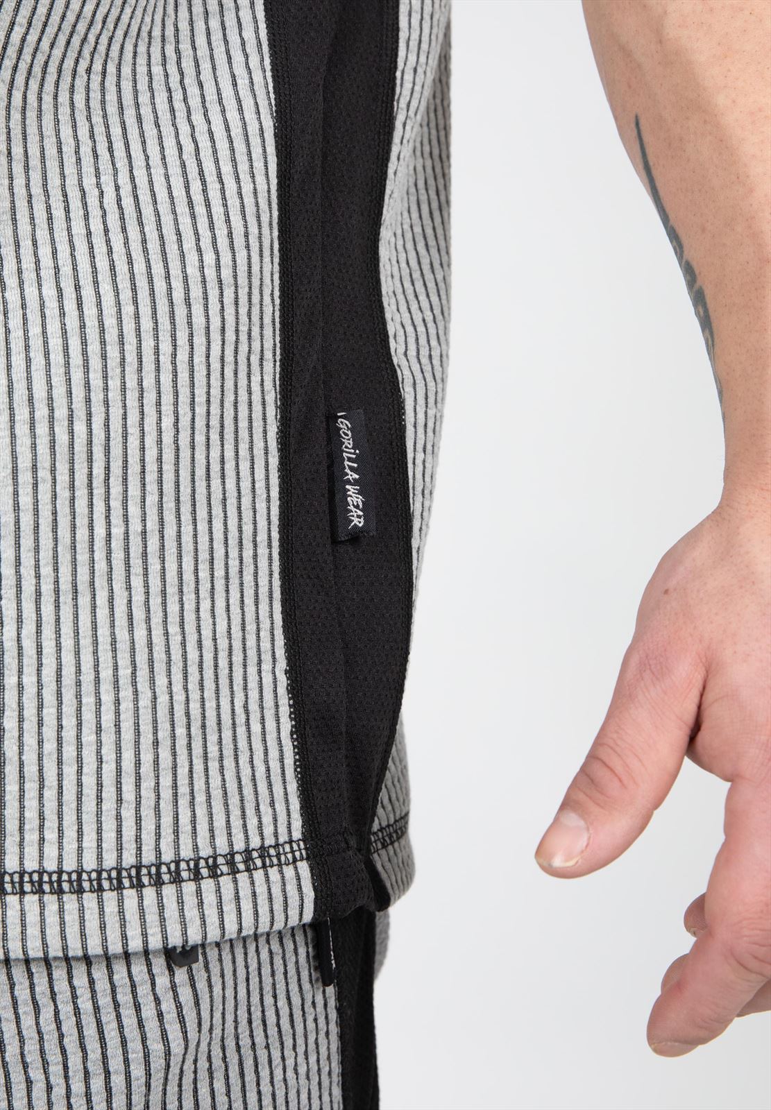 Gorilla Wear Augustine Old School Work Out Top - Grijs