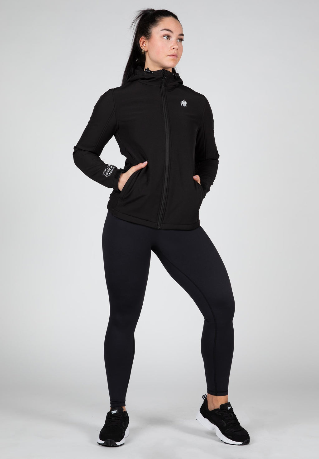 Gorilla Wear Mina Softshell Jas - Zwart