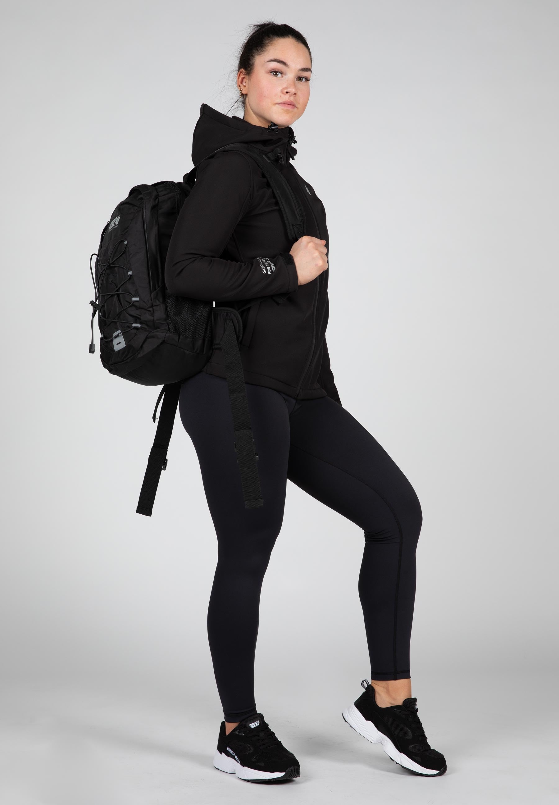 Gorilla Wear Mina Softshell Jas - Zwart