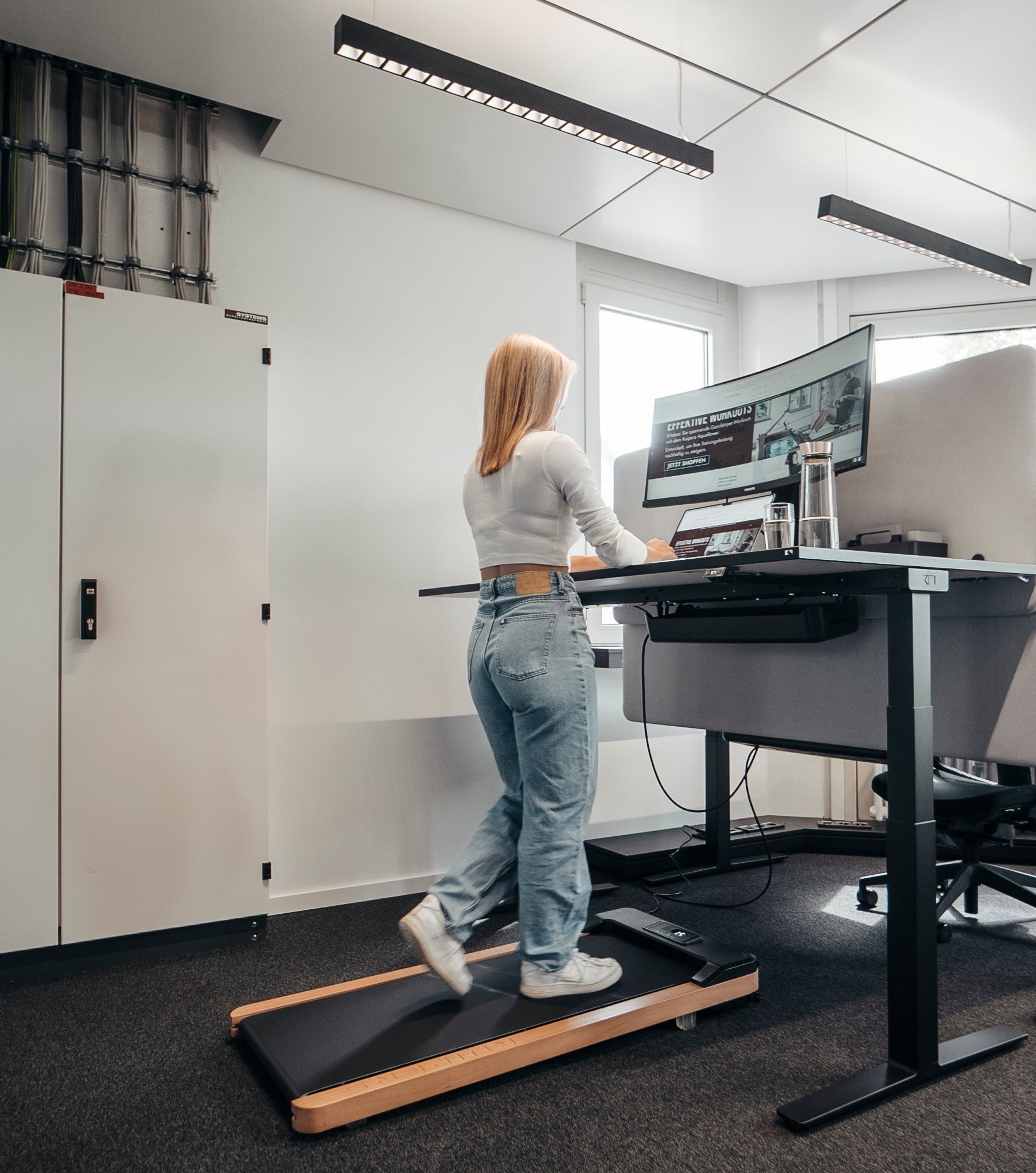 Kuipers Loopband K1 - Kantoor Walkingpad - Hout/Zwart