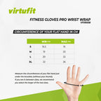 VirtuFit Fitnesshandschoenen Pro met Wristwrap