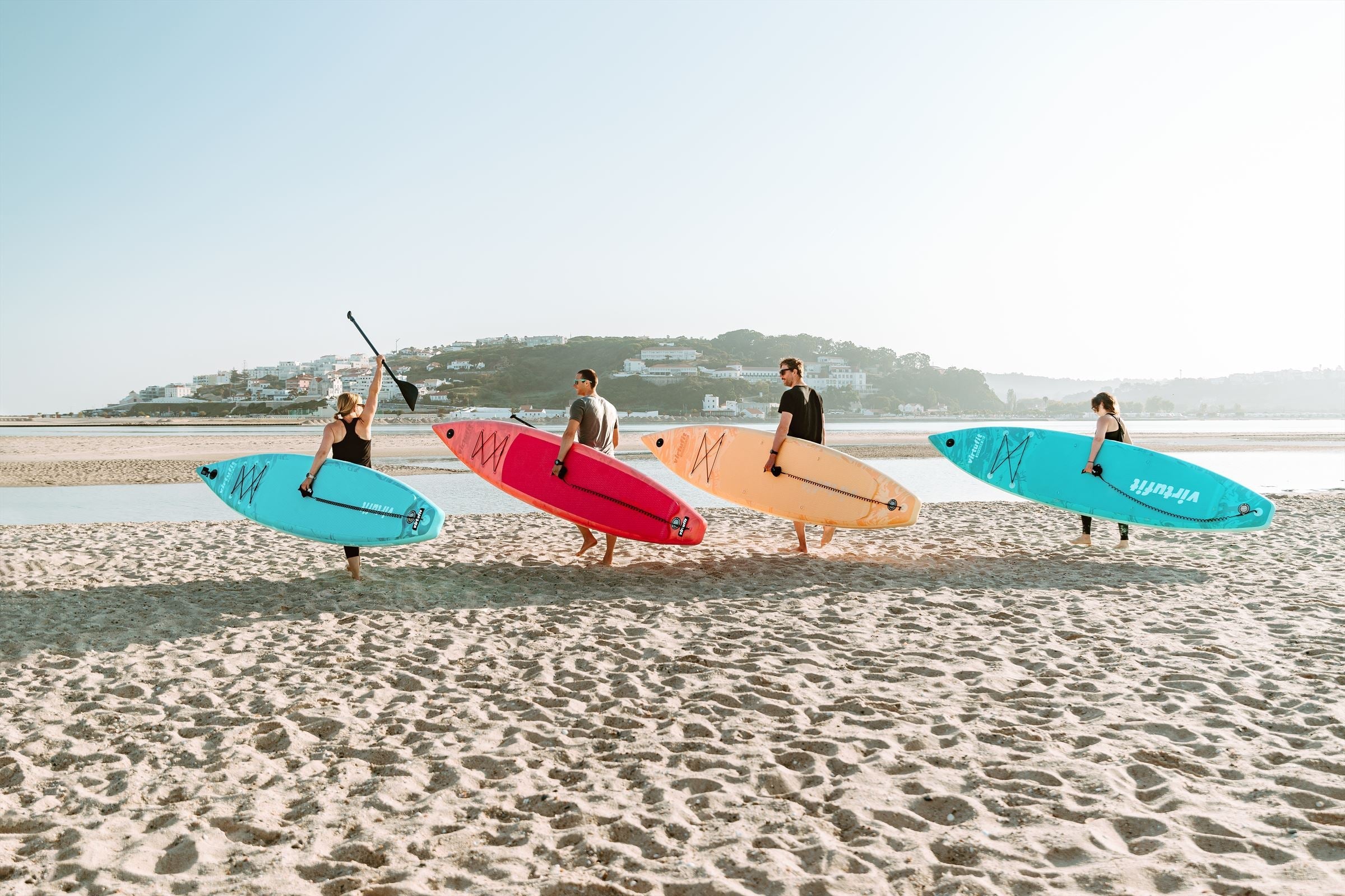 Virtufit Supboard Racer 381 - Turquoise - Inclusief accessoires en draagtas