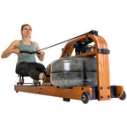 Fluid Rower Viking 3V Roeitrainer - Donker Eiken