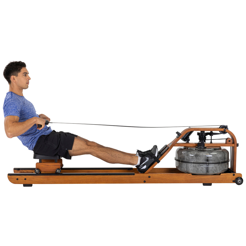 Fluid Rower Viking 3V Roeitrainer - Donker Eiken