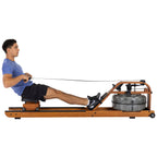 Fluid Rower Viking 3V Roeitrainer - Donker Eiken