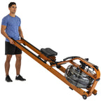 Fluid Rower Viking 3V Roeitrainer - Donker Eiken