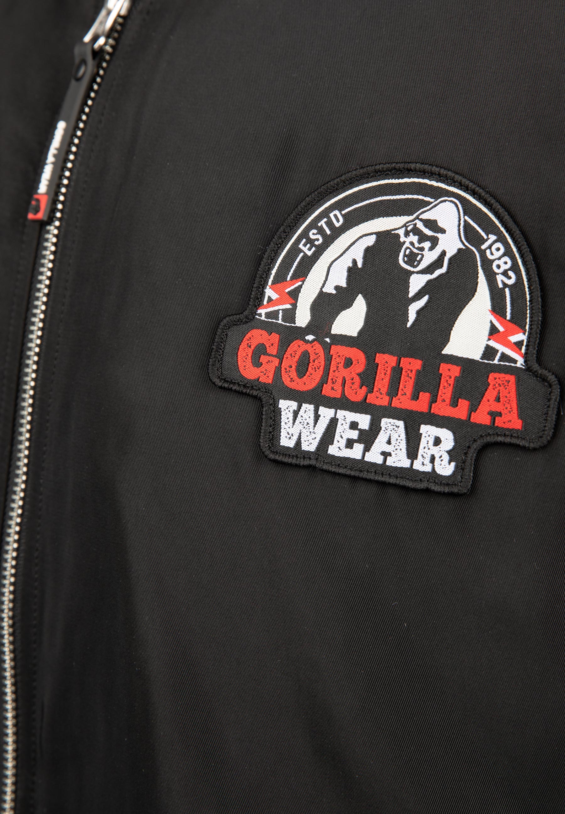 Gorilla Wear Covington Bomber Jacket - Zwart