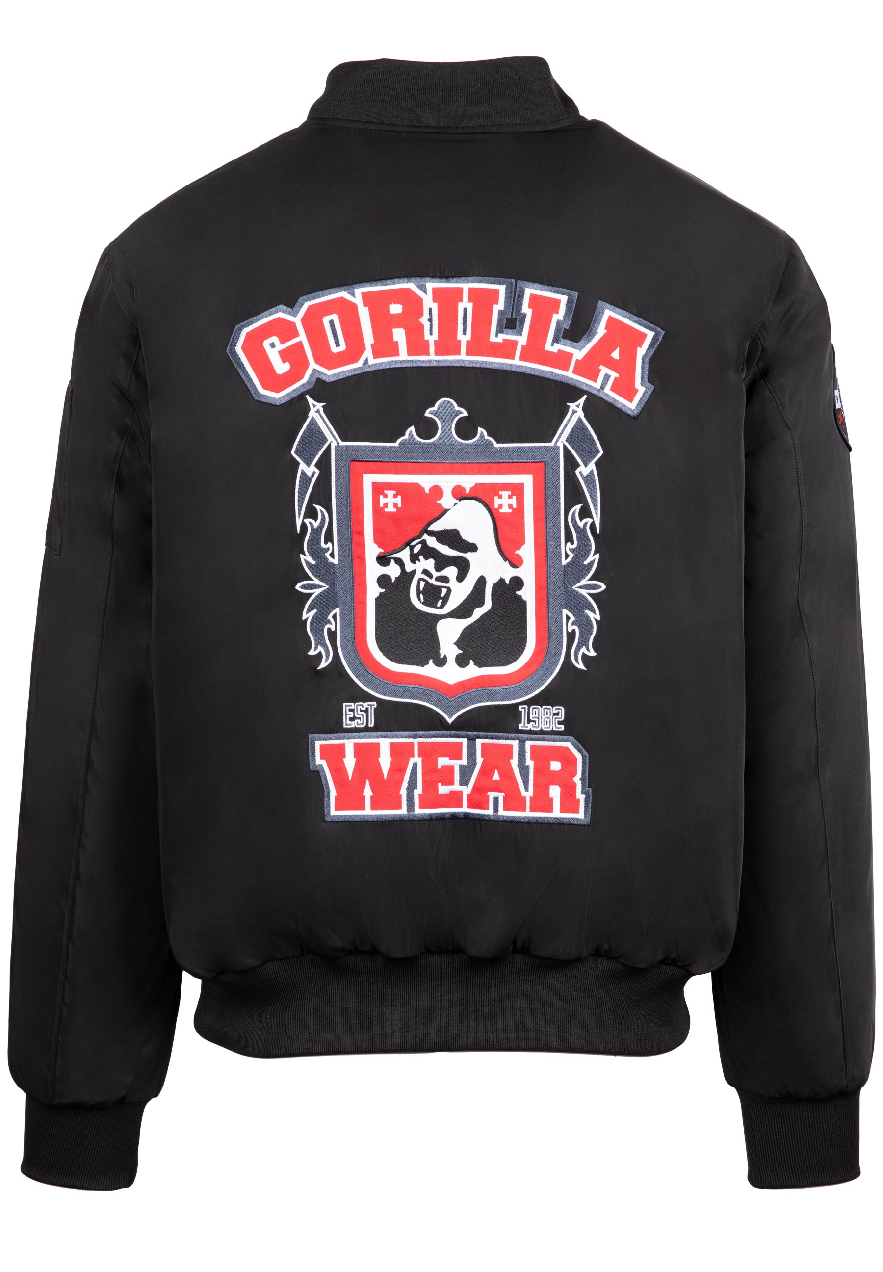 Gorilla Wear Covington Bomber Jacket - Zwart