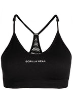 Gorilla Wear Quincy Seamless Sportbeha - Zwart